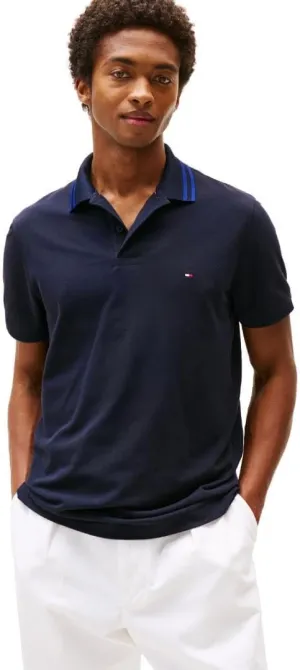 Tommy Hilfiger Men's Short Sleeve Casual Dri Polo Shirts in Regular Fit with Moisture Wicking and Stretch