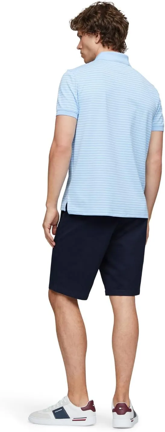 Tommy Hilfiger Men's Short Sleeve Casual Dri Polo Shirts in Regular Fit with Moisture Wicking and Stretch