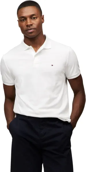 Tommy Hilfiger Men's Short Sleeve Casual Polo Shirts in Regular Fit with Liquid Cotton