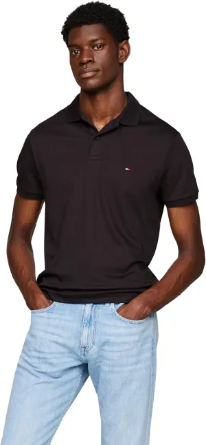 Tommy Hilfiger Men's Short Sleeve Casual Polo Shirts in Regular Fit with Liquid Cotton