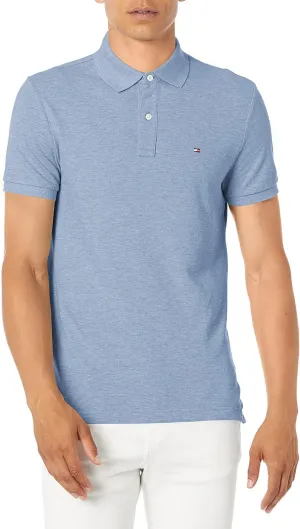 Tommy Hilfiger Men's Short Sleeve Cotton Pique Polo Shirt in Regular Fit