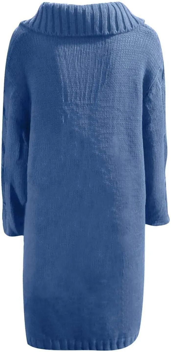 Trench Coats for Women Women Cardigan Breasted Large Long Single Sleeves Coat Women's Coat Double-Breasted Classic