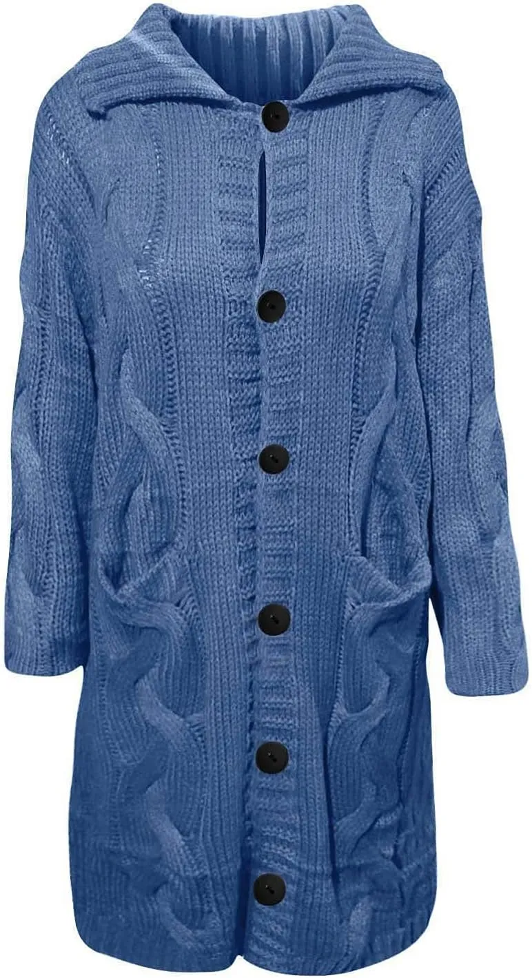Trench Coats for Women Women Cardigan Breasted Large Long Single Sleeves Coat Women's Coat Double-Breasted Classic