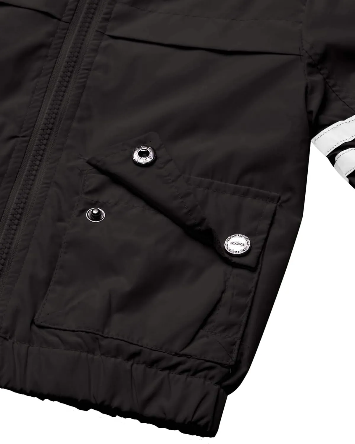 URBAN REPUBLIC Girls Printed Faux Leather Jacket