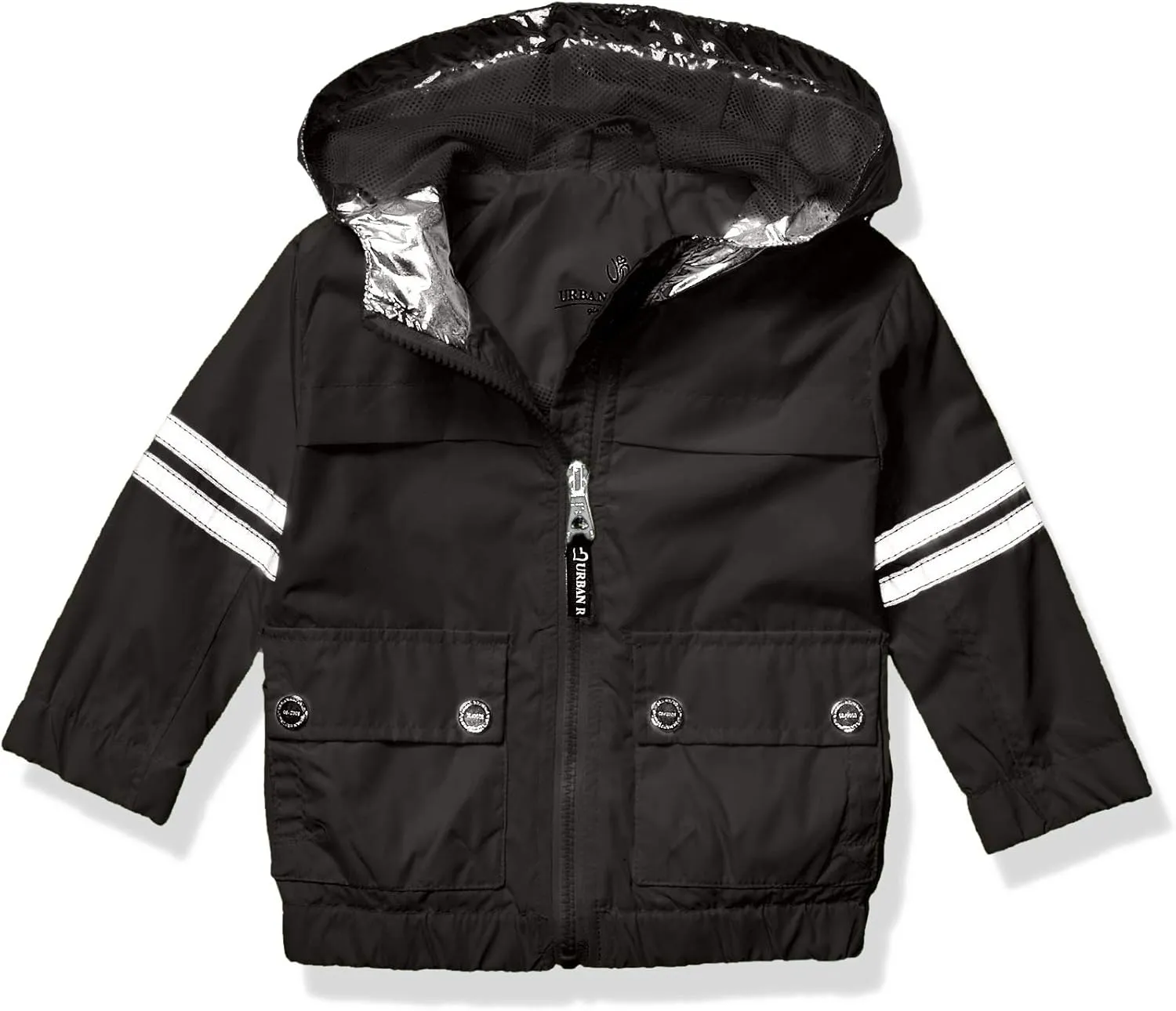 URBAN REPUBLIC Girls Printed Faux Leather Jacket