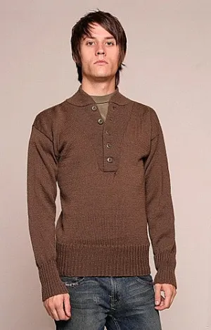 Vintage US GI 5 Button Jeep Sweater *REAL DEAL*