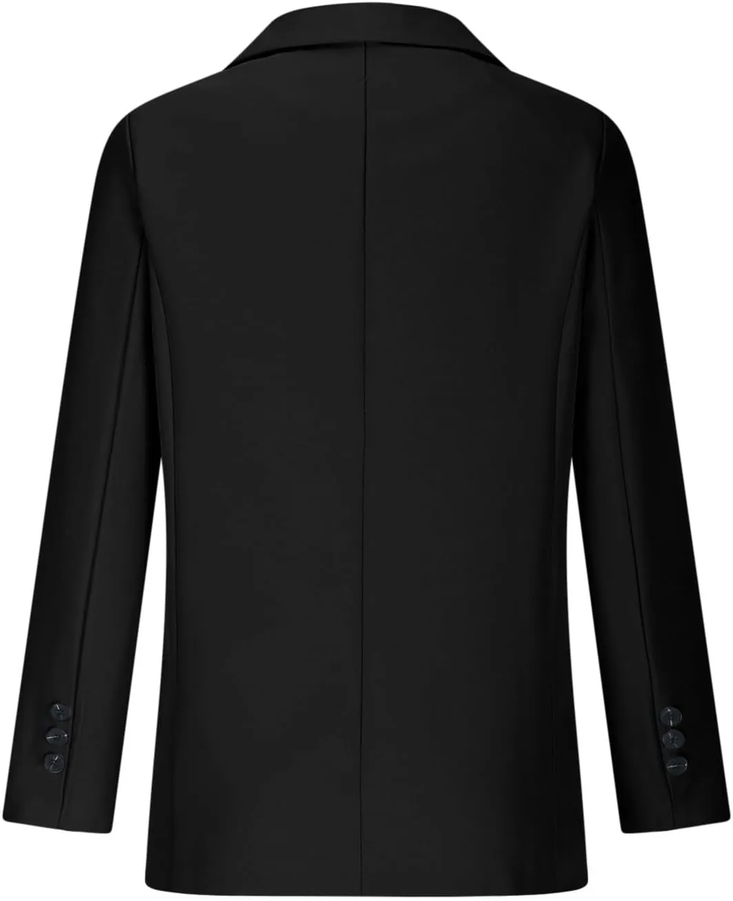 Women Business Casual Blazer with Lined,Professional Work Suit Jacket with PocketsLong Sleeve Button Open Front