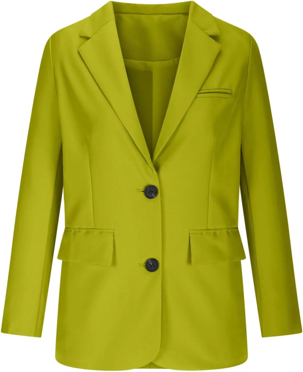 Women Business Casual Blazer with Lined,Professional Work Suit Jacket with PocketsLong Sleeve Button Open Front