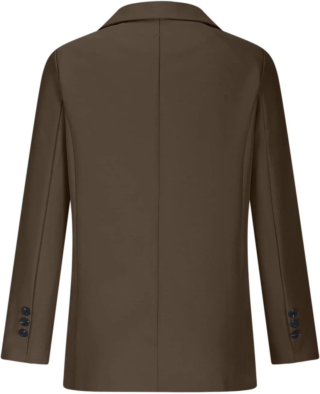Women Business Casual Blazer with Lined,Professional Work Suit Jacket with PocketsLong Sleeve Button Open Front