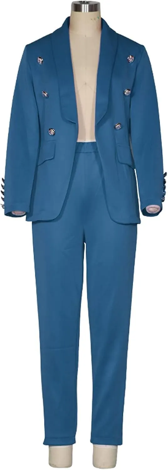 Women Fashion Two-Piece Suit Casual Sexy Leopard Multicolor Printed Suit and Womens Flannel Jackets and Coats