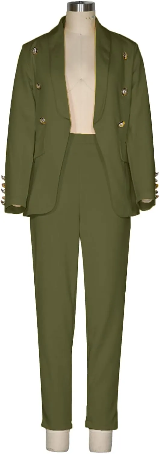 Women Fashion Two-Piece Suit Casual Sexy Leopard Multicolor Printed Suit and Womens Flannel Jackets and Coats
