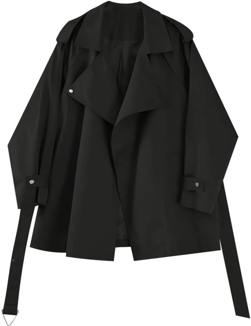 Women Long Trench Coat With Sashes Women Windbreaker Office Ladies Outerwear