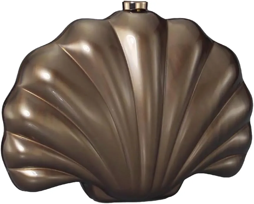 Women Pearl Acrylic Clutch Shell Pearl Clutch Shell Purse Chain Shoulder Bag Ladies Wedding Clutch Prom Evening Handag