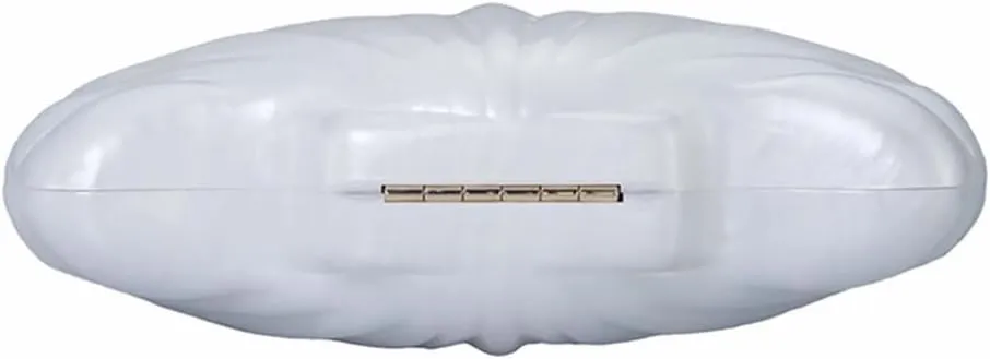 Women Pearl Acrylic Clutch Shell Pearl Clutch Shell Purse Chain Shoulder Bag Ladies Wedding Clutch Prom Evening Handag