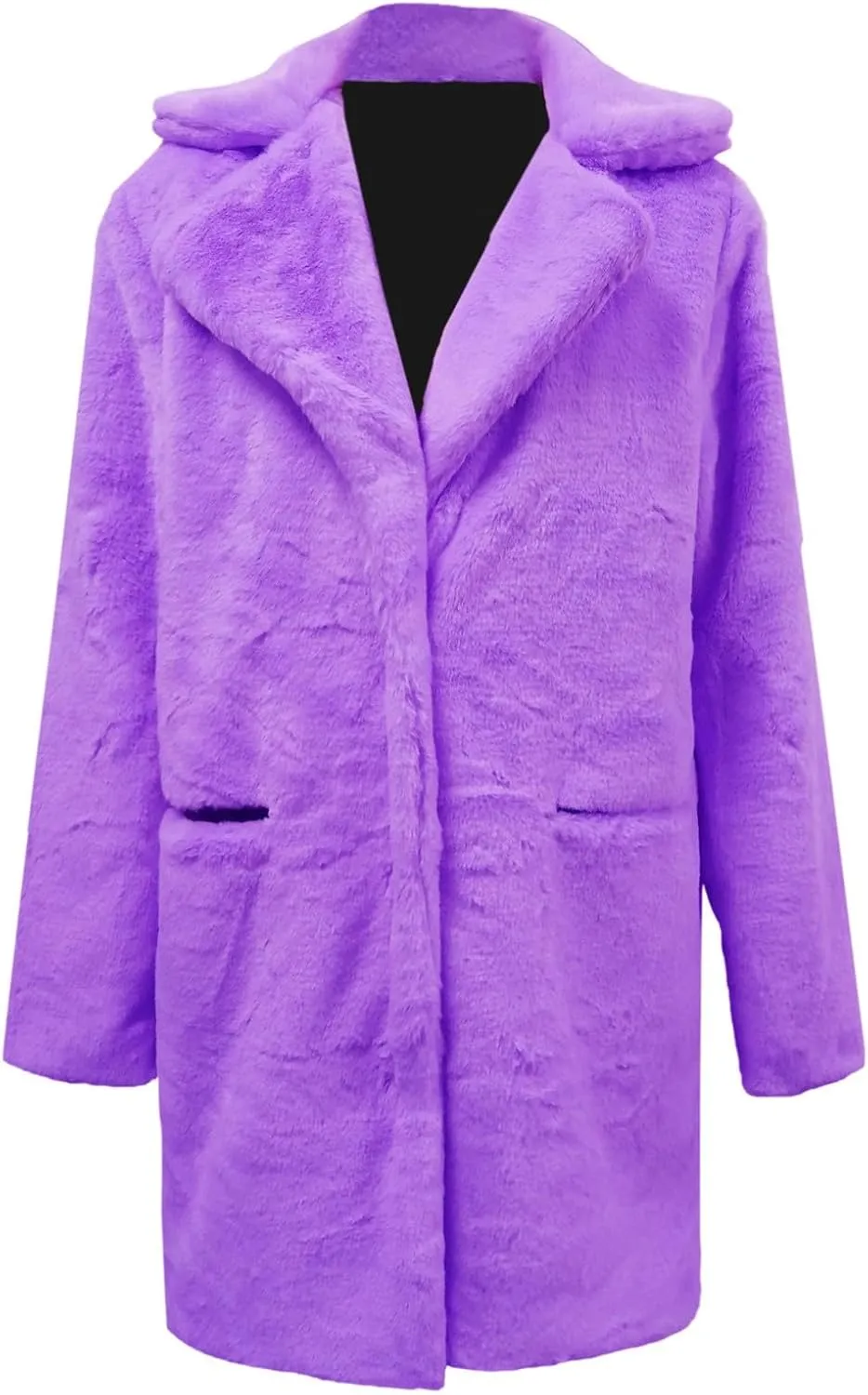 Women's 2023 Winter Coats Coat Pelt Thick Women Fashion Faux Pelt Warm Women's Coat Soft Long Sleeve Open Front Long