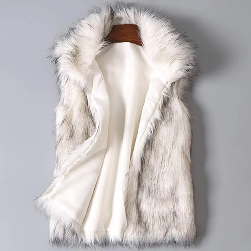 Women's 2023 Winter Coats Coat Pelt Thick Women Fashion Faux Pelt Warm Women's Coat Soft Long Sleeve Open Front Long