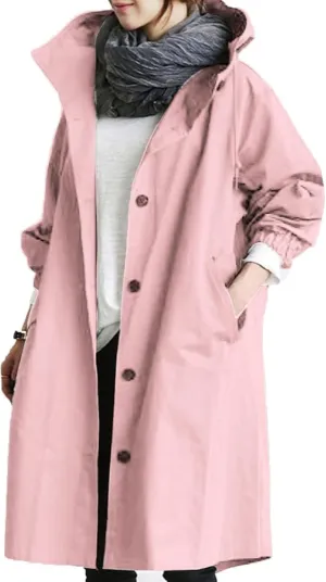 Women's 2025 Plaid Shacket Jacket Casual Button Wool Blend Winter Tartan Trench Coat With Pockets