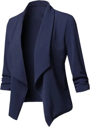 Womens Blazer Jackets Blazers for Women Business Casual Long Sleeve Open Front Work Office Suit Jackets Trendy Tops