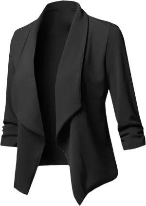 Womens Blazer Jackets Blazers for Women Business Casual Long Sleeve Open Front Work Office Suit Jackets Trendy Tops