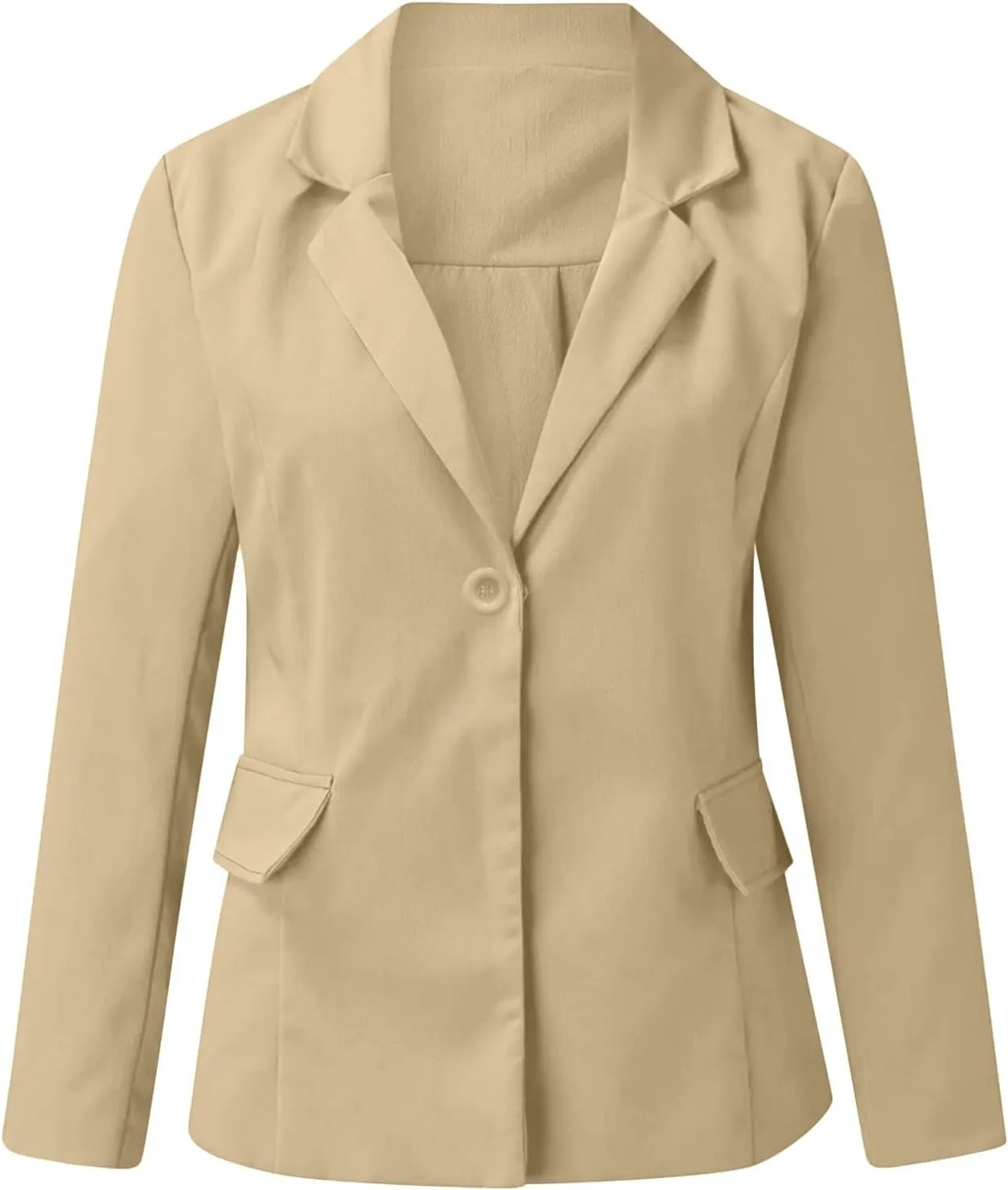 Women's Blazers Casual Lapel Open Front Long Sleeve Work Office Suit Jacket Coat Casual Blazer