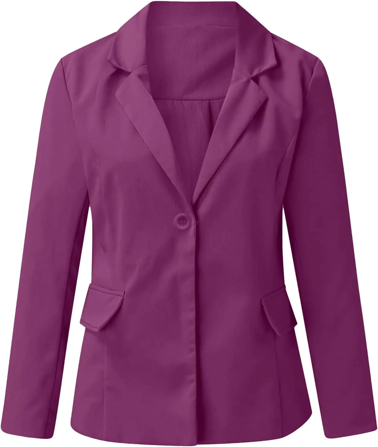 Women's Blazers Casual Lapel Open Front Long Sleeve Work Office Suit Jacket Coat Casual Blazer