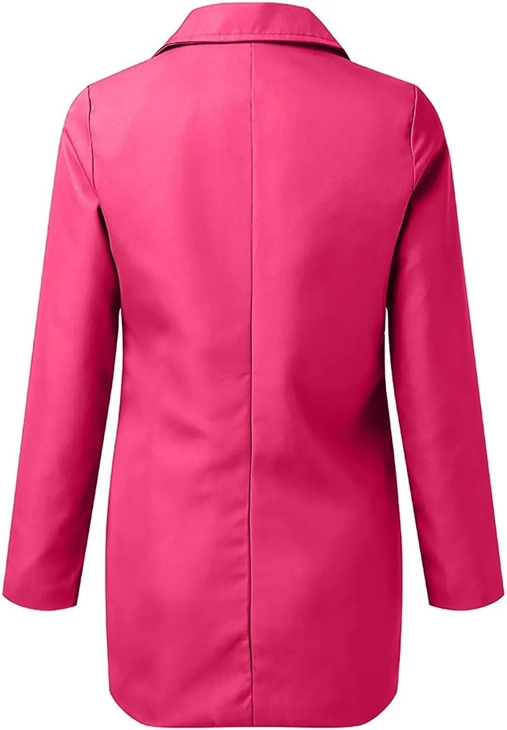 Womens Casual Long Sleeve Work Office Solid Open Front Blazer Jacket Elegant Cardigan Coat