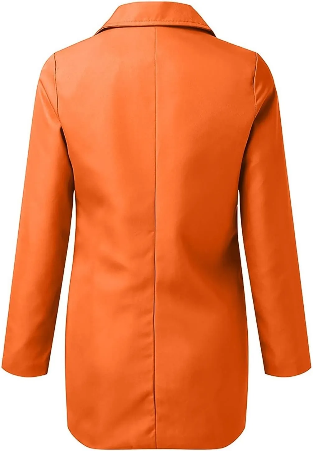 Womens Casual Long Sleeve Work Office Solid Open Front Blazer Jacket Elegant Cardigan Coat