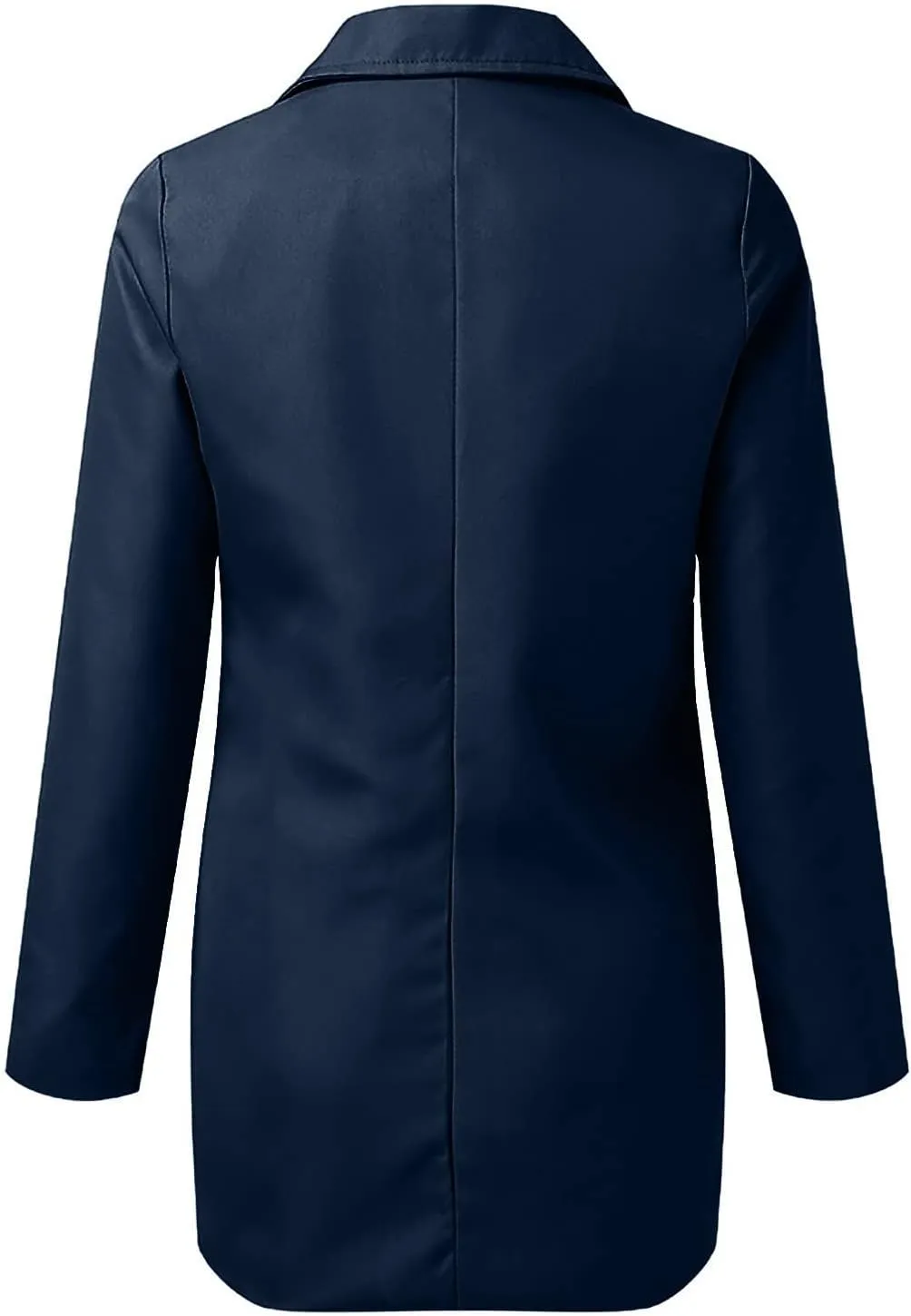 Womens Casual Long Sleeve Work Office Solid Open Front Blazer Jacket Elegant Cardigan Coat