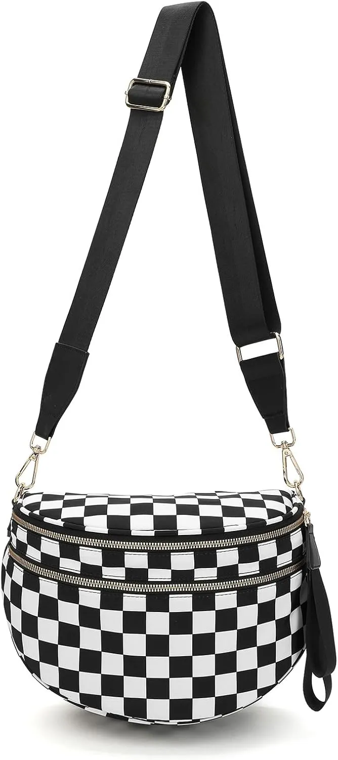 Women's Crossbody Bags - Lightweight Waterproof Polyester Shell Design Shell Bag, Large Capacity Shoulder Bag