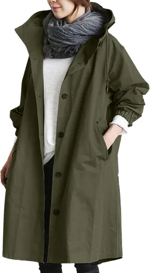 Women's Elegant Overcoat Notched Shawl Collar Single Breasted Outerwear Winter Long Coat