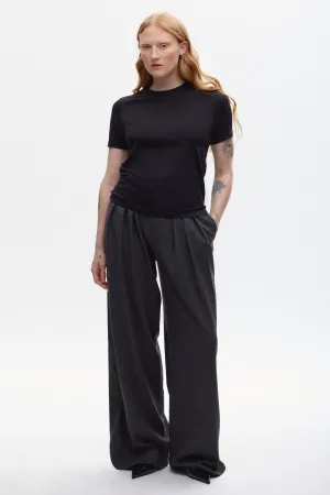 Women's Essential Crew in Black