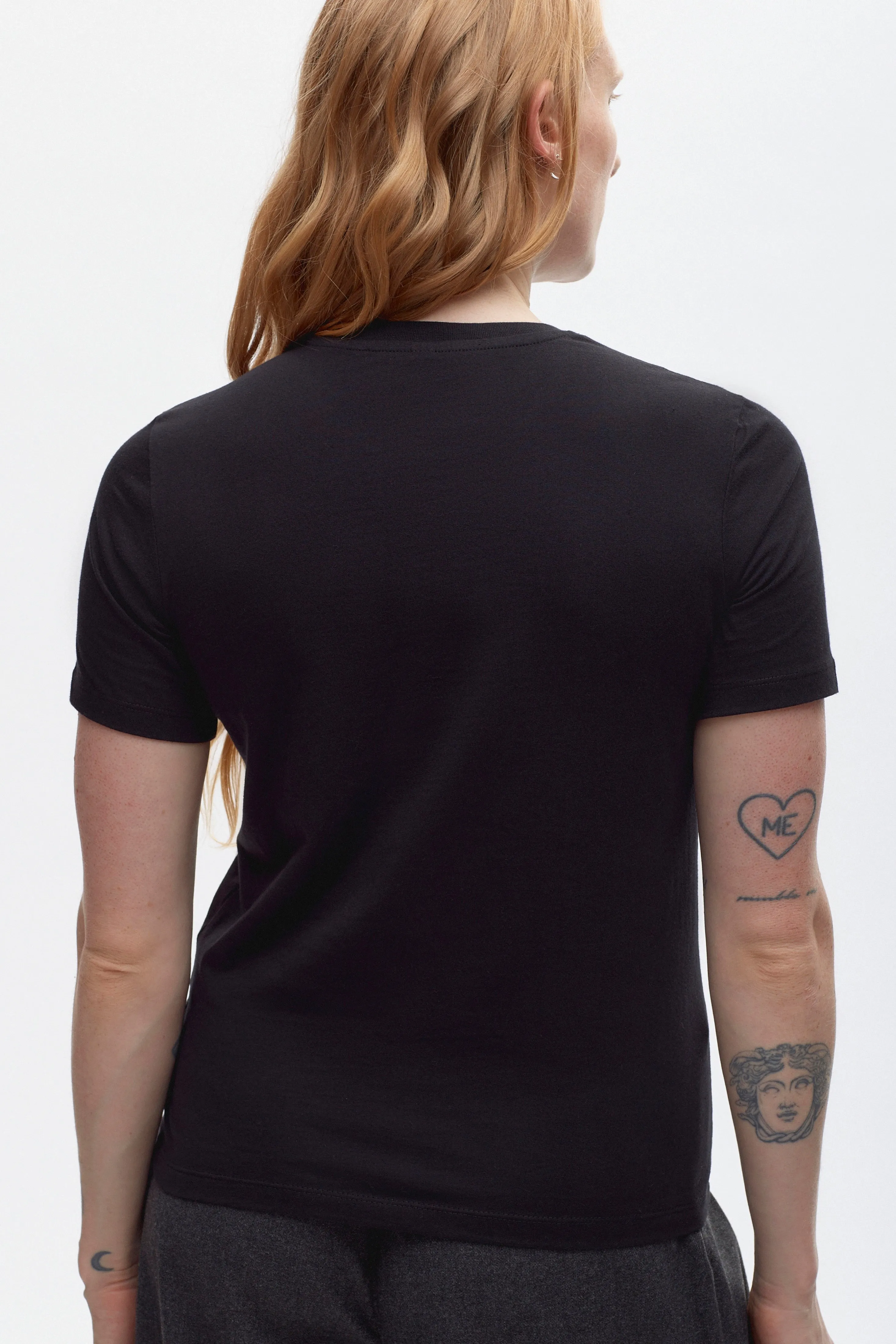 Women's Essential Crew in Black