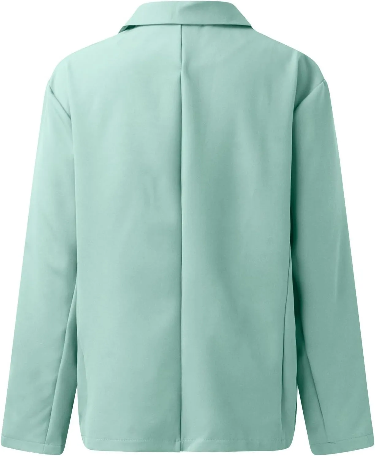 Womens Long Sleeve Casual Blazer Lapel Open Front Work Office Blazer Jacket 2024 Trendy Fall Dressy Blazer with Pockets