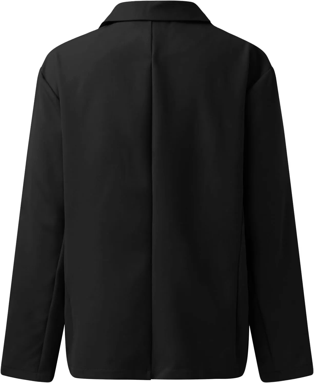 Womens Long Sleeve Casual Blazer Lapel Open Front Work Office Blazer Jacket 2024 Trendy Fall Dressy Blazer with Pockets