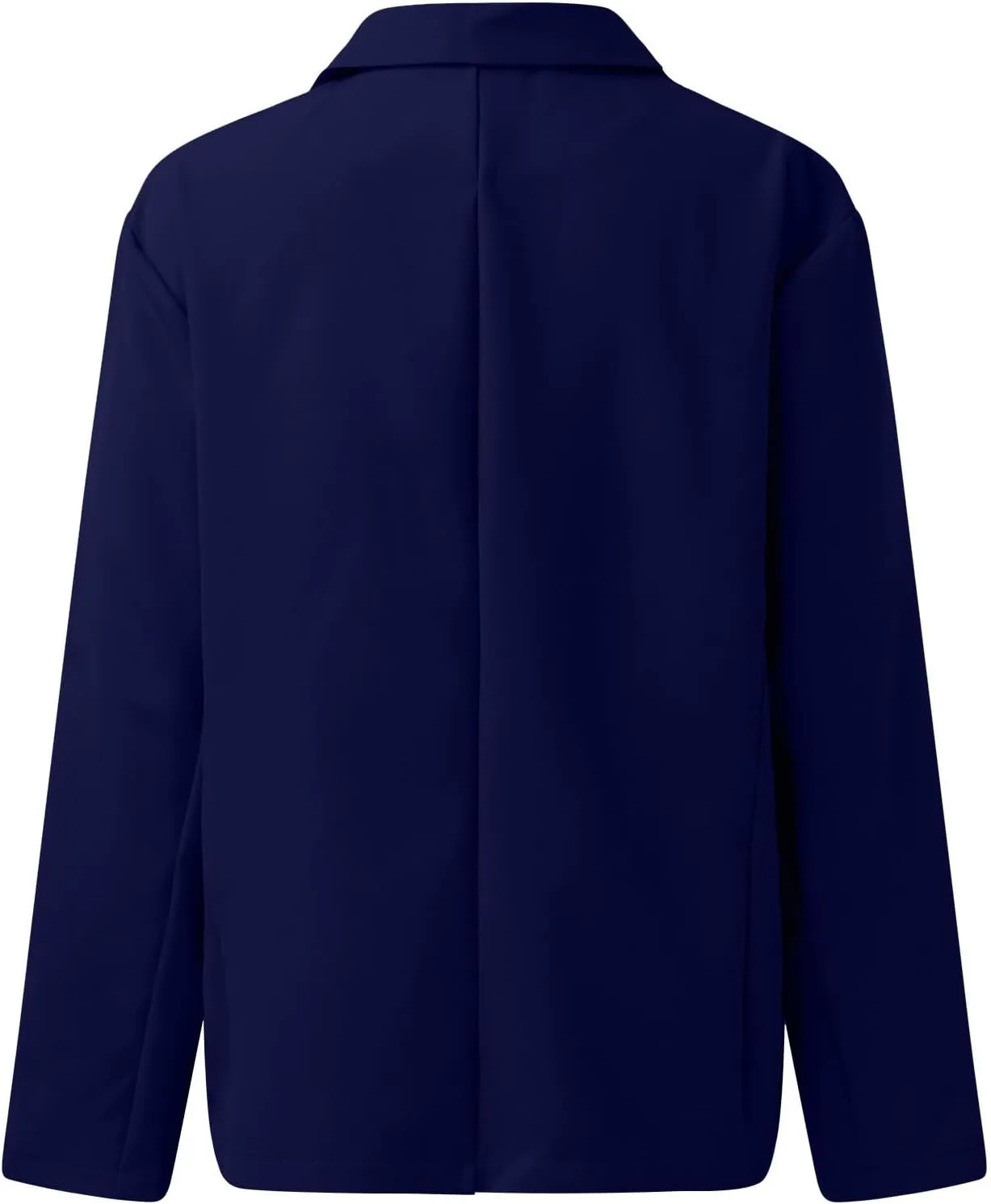 Womens Long Sleeve Casual Blazer Lapel Open Front Work Office Blazer Jacket 2024 Trendy Fall Dressy Blazer with Pockets