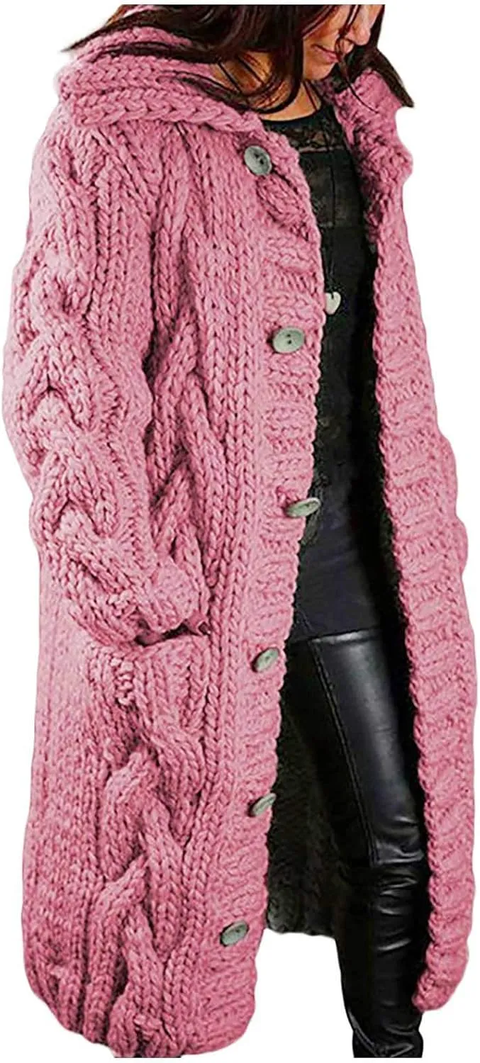 Women's Trench Coats Sleeves Long Size Hood Coat Pocket Large Women Breasted Women's Coat Overcoat with Belt