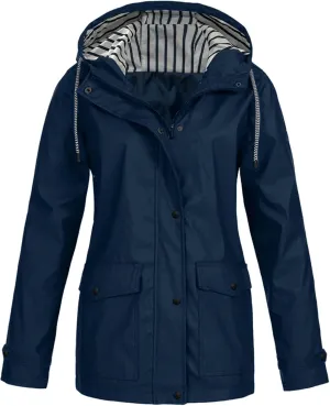 Yellow Rain Jacket Womens Waterproof with Hood Rain Coat with Hood Women Plus Size Winter Coats for Women Raincoats