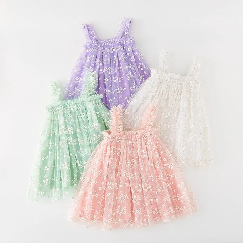 Yuki Little Flower Tulle Dress