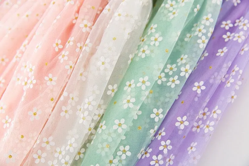 Yuki Little Flower Tulle Dress