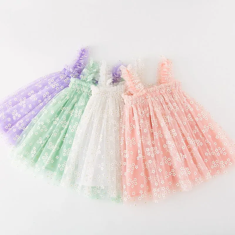 Yuki Little Flower Tulle Dress
