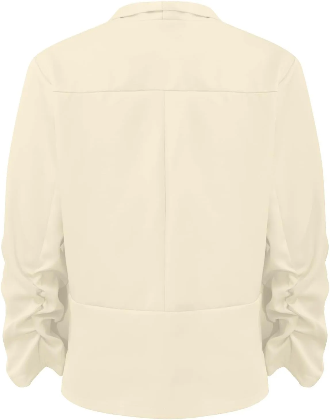ZEFOTIM Blazer for Women 2024 Winter Work Lightweight Striped/Plain Blazer Fitted Business Plus Size Coat