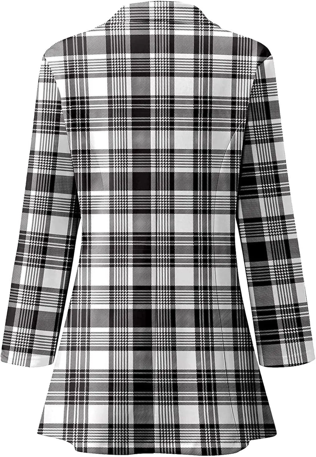 ZEFOTIM Womens Business Professional Outfits Lightweight Trendy Oversized Floral/Striped Blazer Long Office Fall Jacket