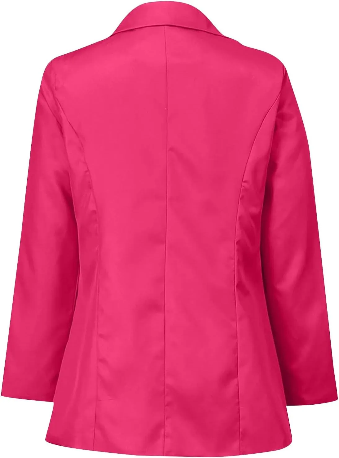 ZEFOTIM Womens Business Professional Outfits Lightweight Trendy Oversized Floral/Striped Blazer Long Office Fall Jacket