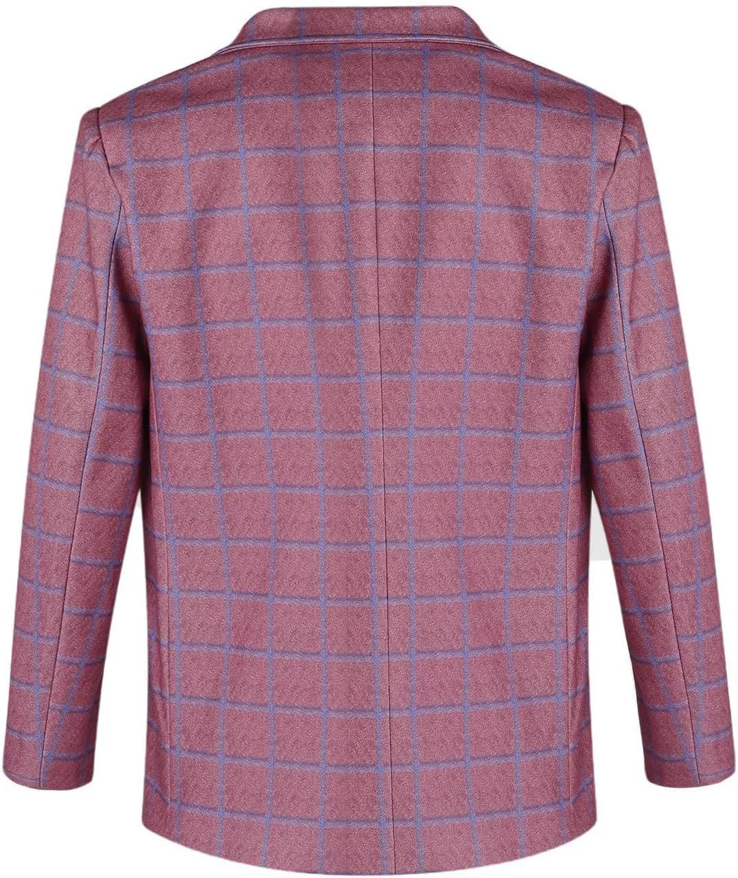 Zeiyignr Mens Plaid Blazer Sports Coat Casual Slim Fit Notched Lapel Checkered Suit Jacket for Men Wedding Party Banquet Prom