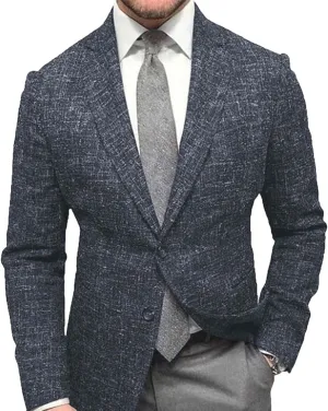 Zeiyignr Mens Plaid Blazer Sports Coat Casual Slim Fit Notched Lapel Checkered Suit Jacket for Men Wedding Party Banquet Prom