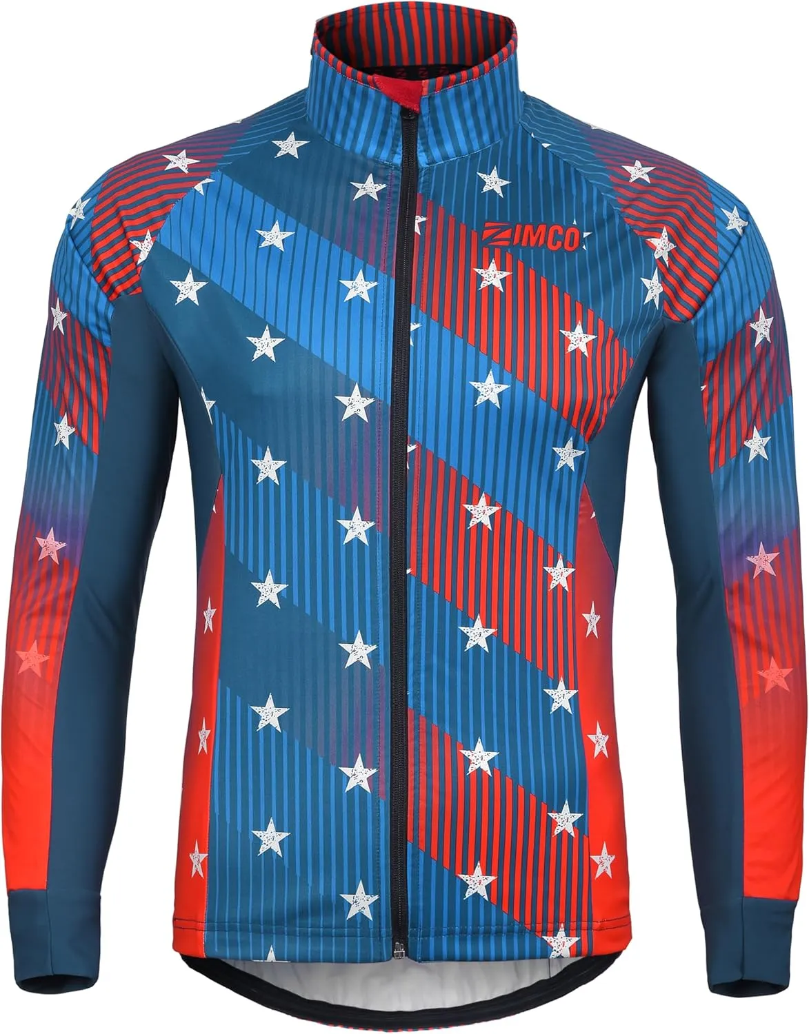 Zimco Pro Men Winter Cycling Jackets High Viz Bicycle Jersey Windproof Thermal Insulated Jacket