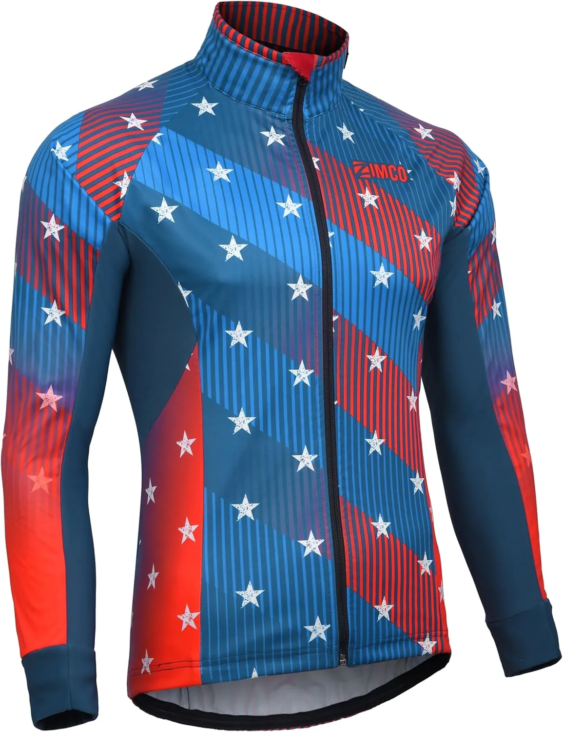Zimco Pro Men Winter Cycling Jackets High Viz Bicycle Jersey Windproof Thermal Insulated Jacket