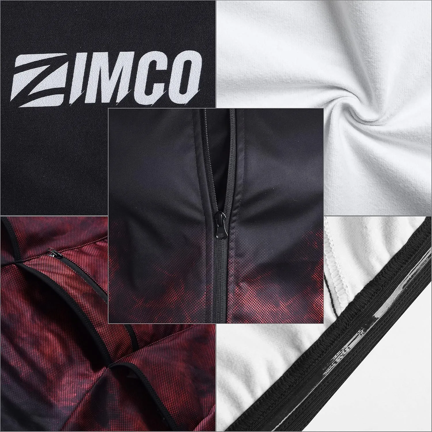 Zimco Pro Men Winter Cycling Jackets High Viz Bicycle Jersey Windproof Thermal Insulated Jacket