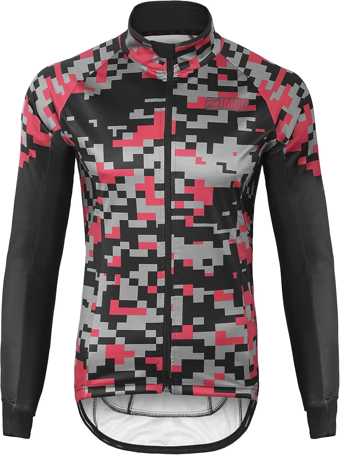 Zimco Pro Men Winter Cycling Jackets High Viz Bicycle Jersey Windproof Thermal Insulated Jacket
