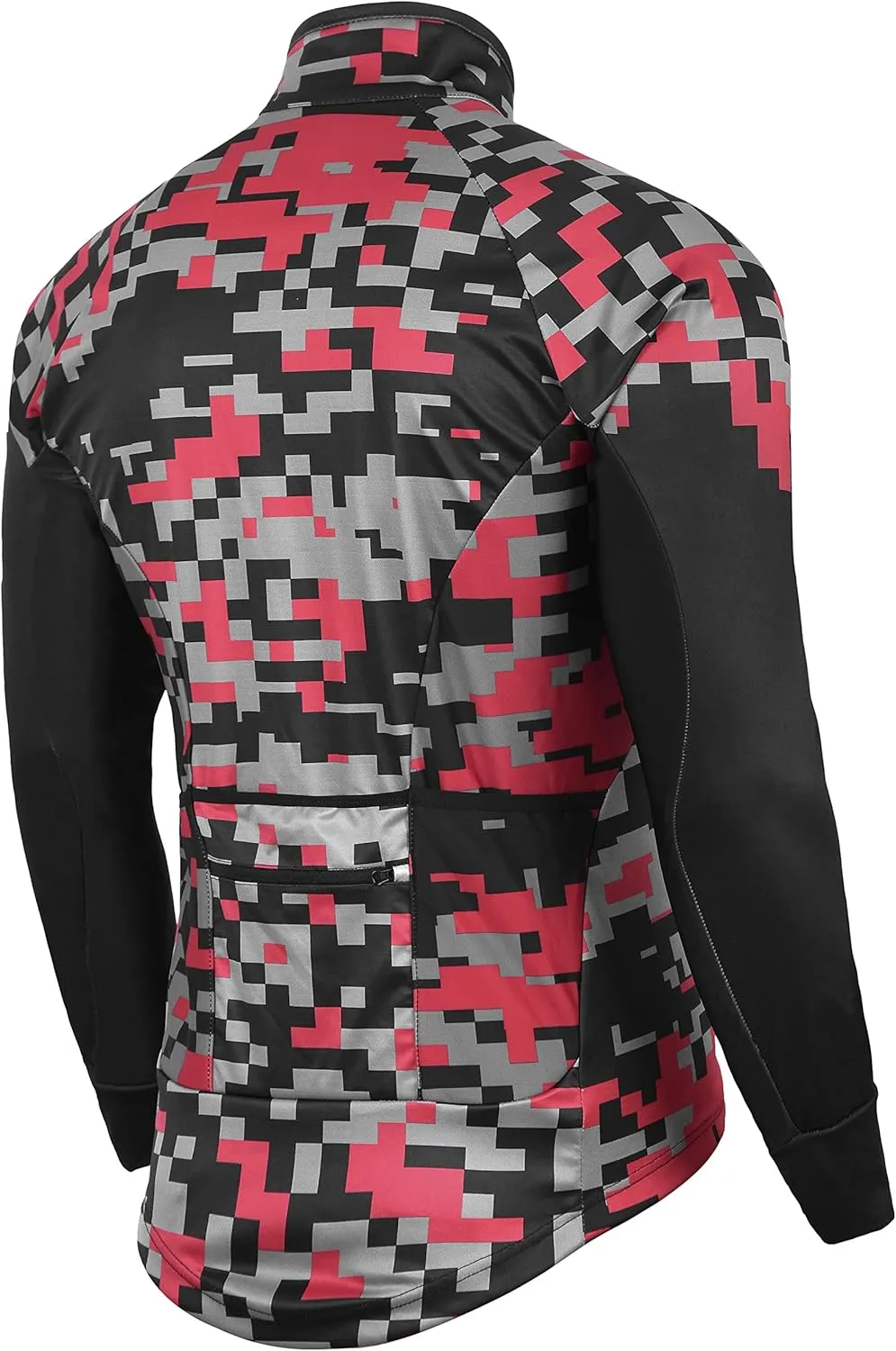 Zimco Pro Men Winter Cycling Jackets High Viz Bicycle Jersey Windproof Thermal Insulated Jacket